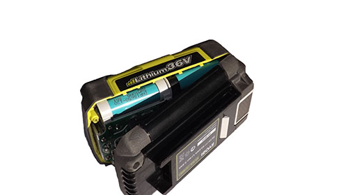 Reconditionnement d'une batterie Ryobi